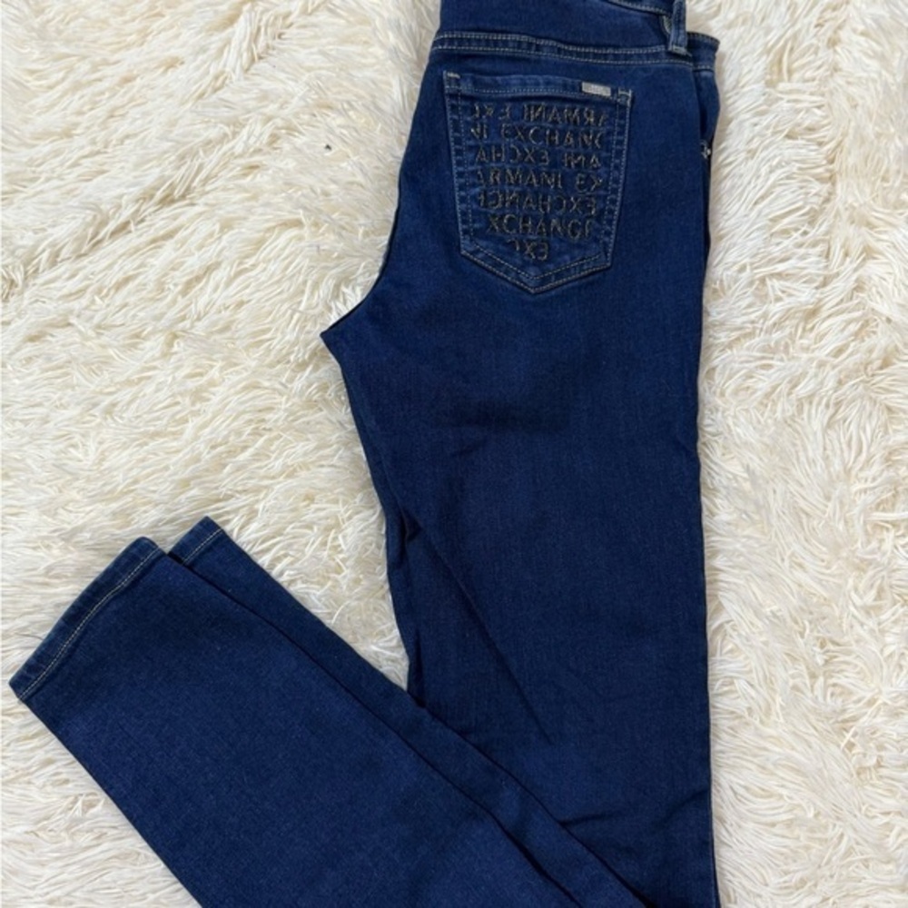 👖🔜 Armani Exchange Blue Skinny Jeans Classic Style
